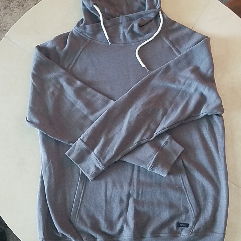 Never worn grey wide neck sweatshirt XL